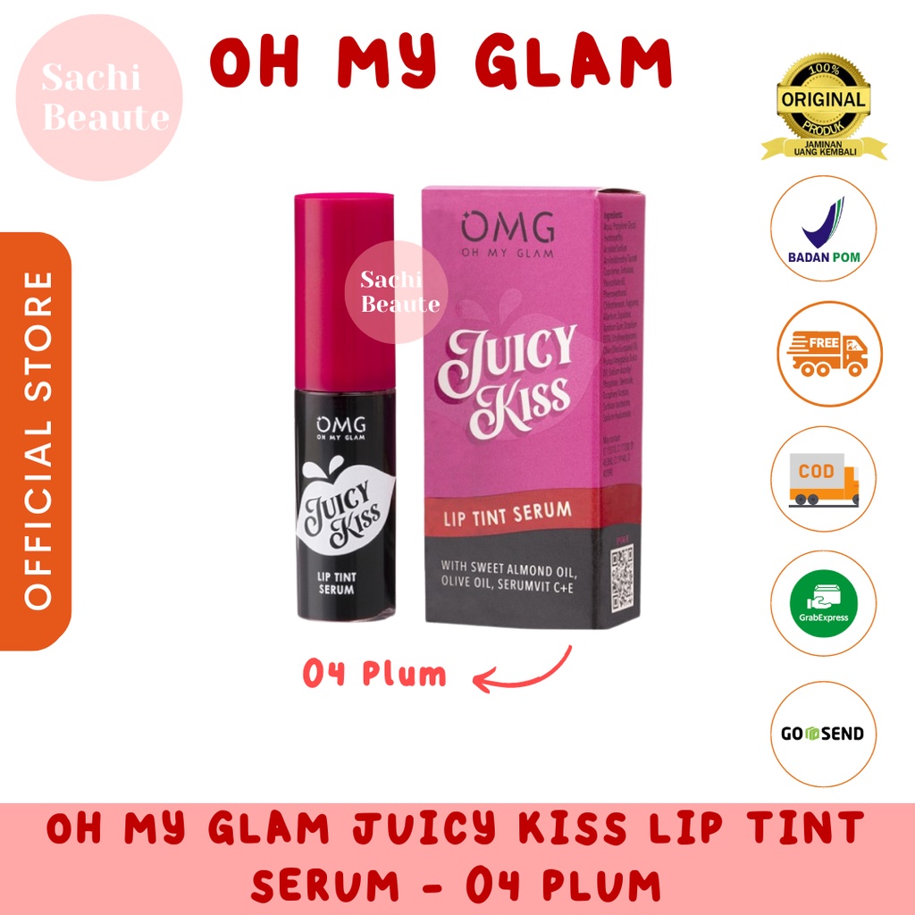 OMG Oh My Glam Juicy Kiss Lip Tint Serum