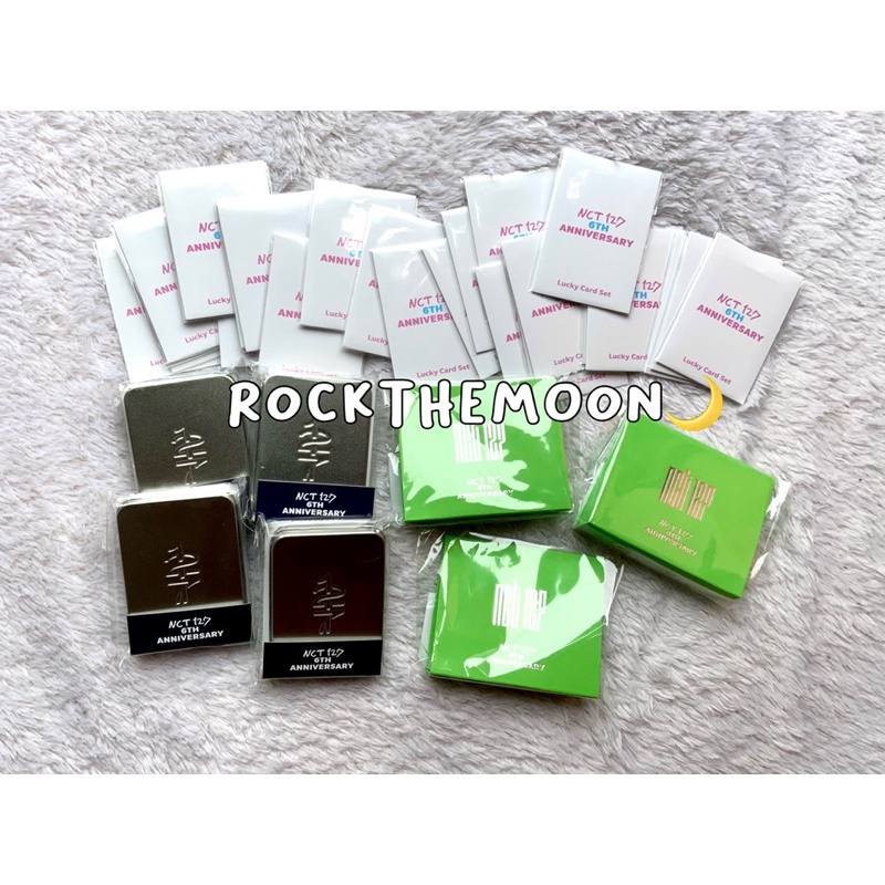 [READY STOCK] MERCHANDISE / MD 6TH ANNIVERSARY NCT 127 [ACRYLIC STAND AR VOICE, NECKLACE, LUCKY CARD