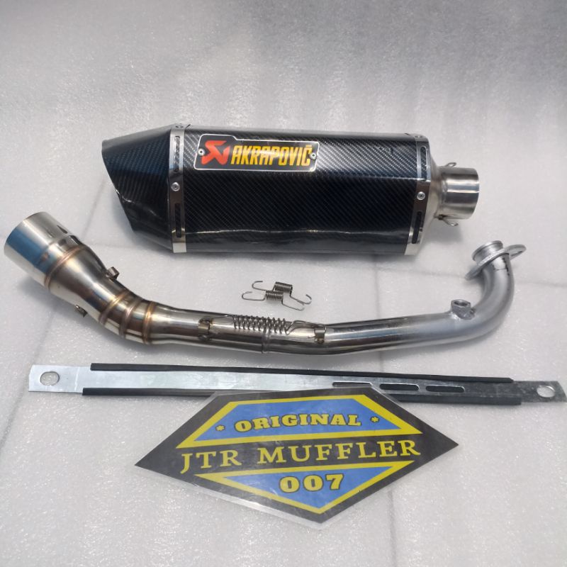 Knalpot akrapovic carbon vario 160 new pcx 160 new