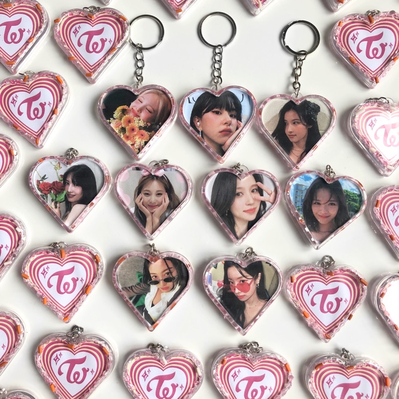 Twice Heart Cake Keychain Gantungan Kpop