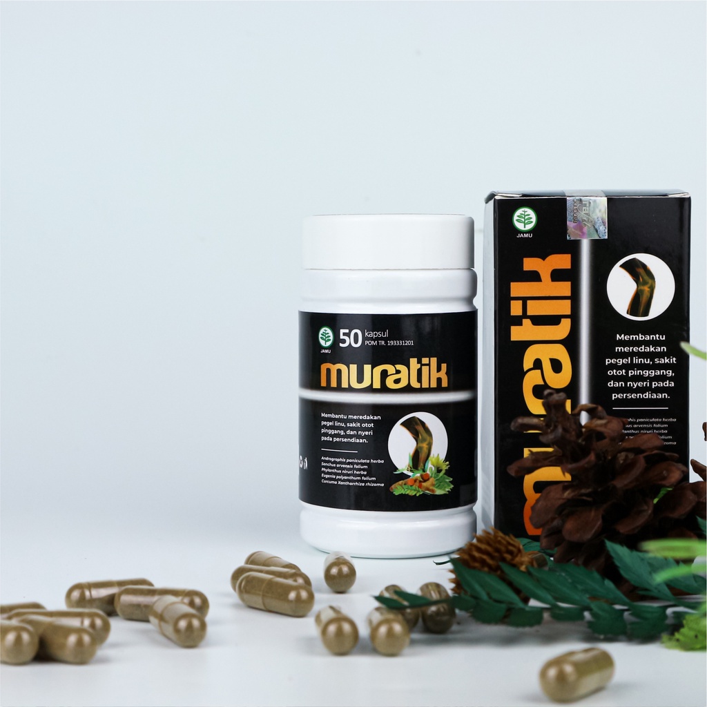 Muratik Naturafit /MURATIK Naturafit Obat Herbal Atasi Rematik / Obat Herbal Asam Urat / Oabt Herbal Neri Sendi / Pegel Linu / Obat Herbal Nyeri Pinggang