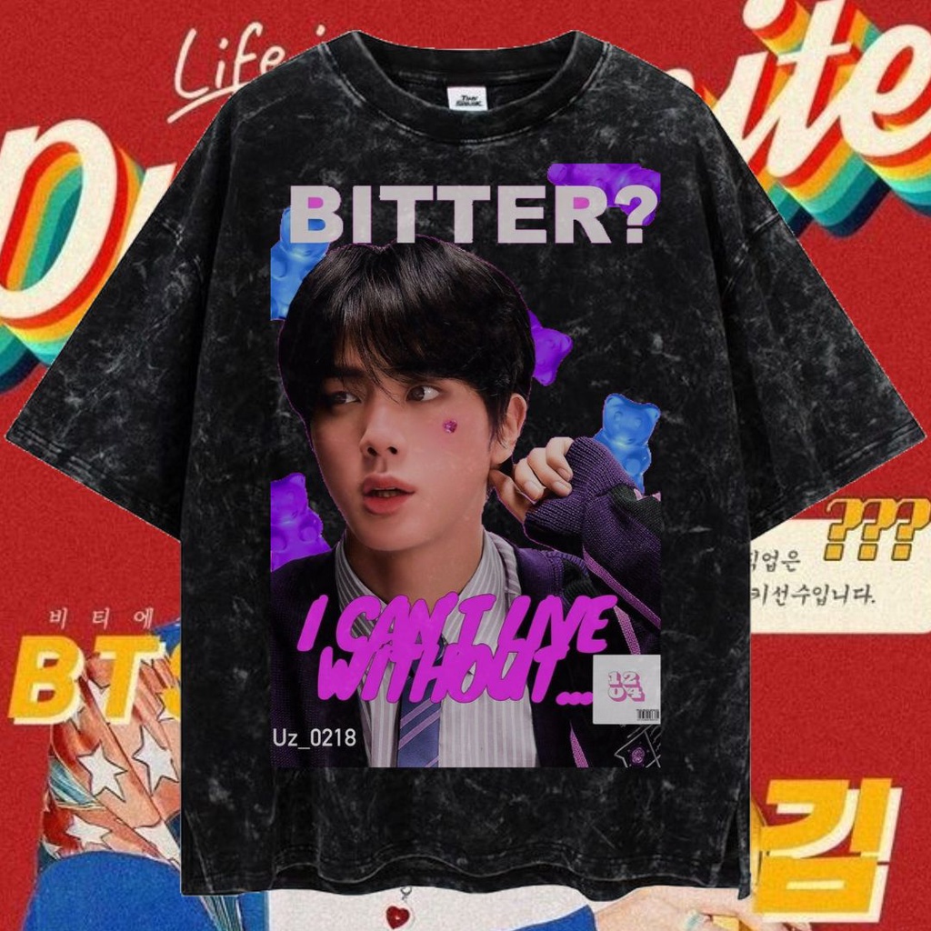 LASTHOPE 'BTS' OVERSIZE WASHING TSHIRT / KAOS ATASAN TSHIRT TEE WASHING ACID WASHED STONEWASH OVERSI