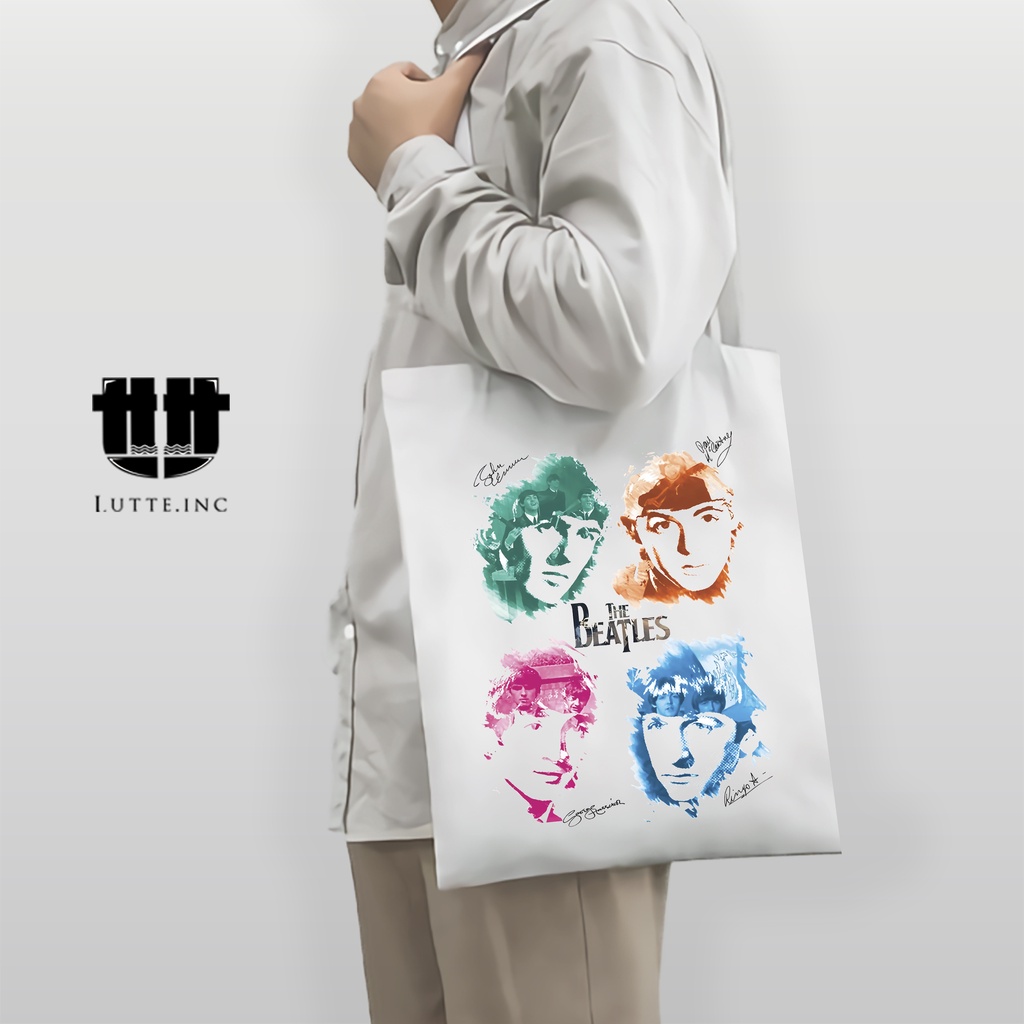 Tote Bag The Beatles ToteBag Kanvas Premium Lutte.Inc