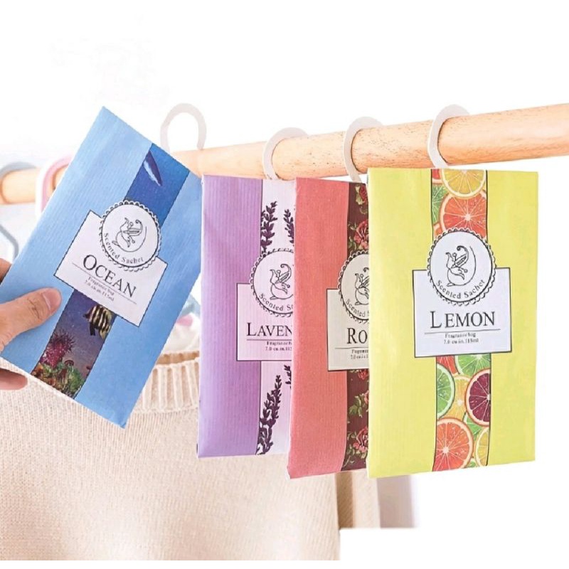 Pengharum Lemari Aromatherapy Pewangi Ruangan Gantung Pengharum Sachet Fragrance Bag Parfum Mobil Murah Import