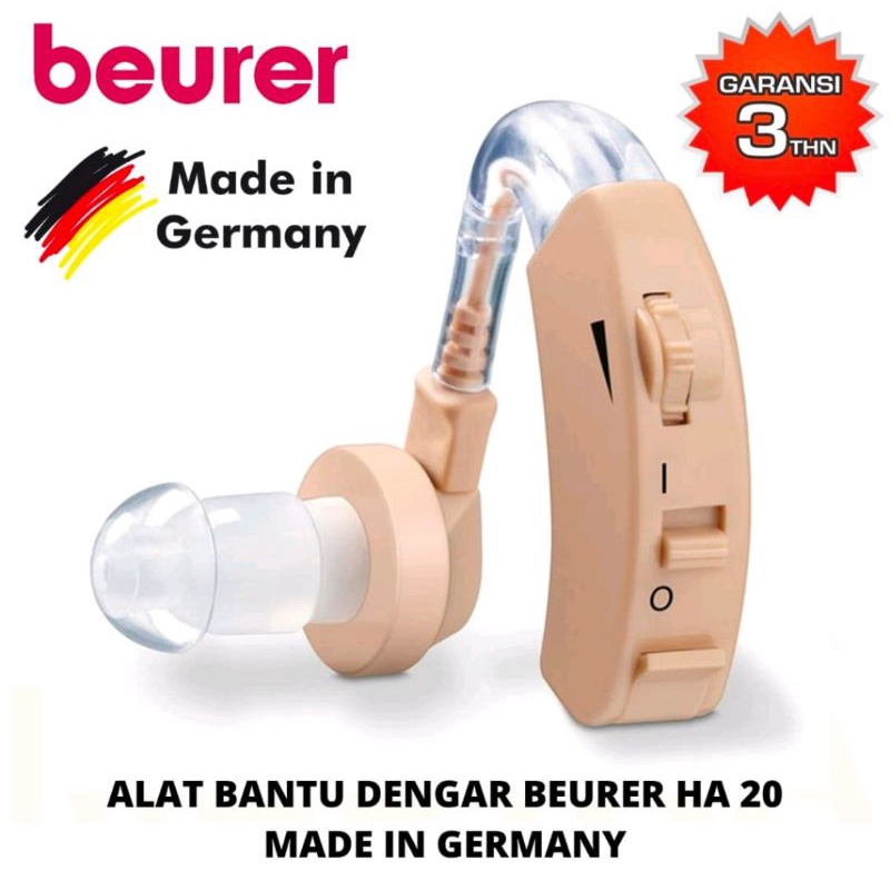 Alat Bantu Dengar Original Beurer HA 20 / Hearing Aid Beurer HA20 Bergaransi Resmi 3 Tahun