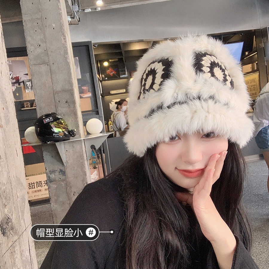 Topi Nelayan Bahan Wol Rajut Hangat Motif Harimau