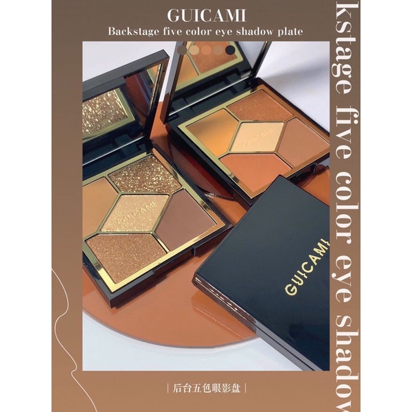 Guicami guicami backstage eyepalette 5 Colors Eyeshadow Palette
