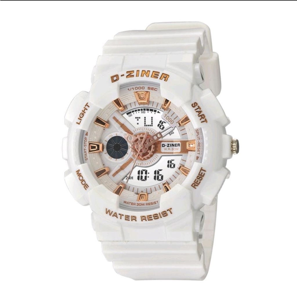 ✅COD Jam Tangan Pria DZINER 8233 Original - Jam Tangan Cowok Baby-G GA 110 Digital Analog Dual Time Strap Rubber ( 2 Warna ) anti Air Jam Tangan fashion Pria Wanita