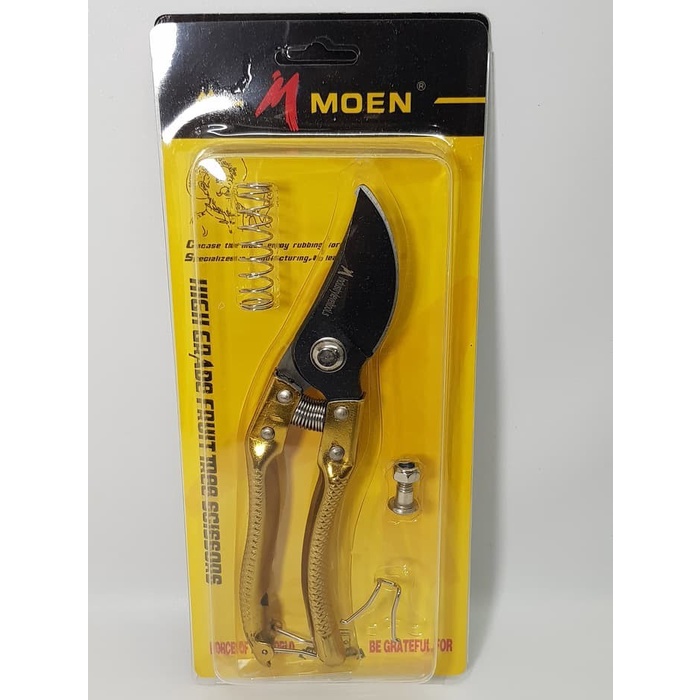 

Diskon Gunting Pruner Secateur / Dahan Ranting Daun Kayu Moen Ukuran 8" Bergaransi
