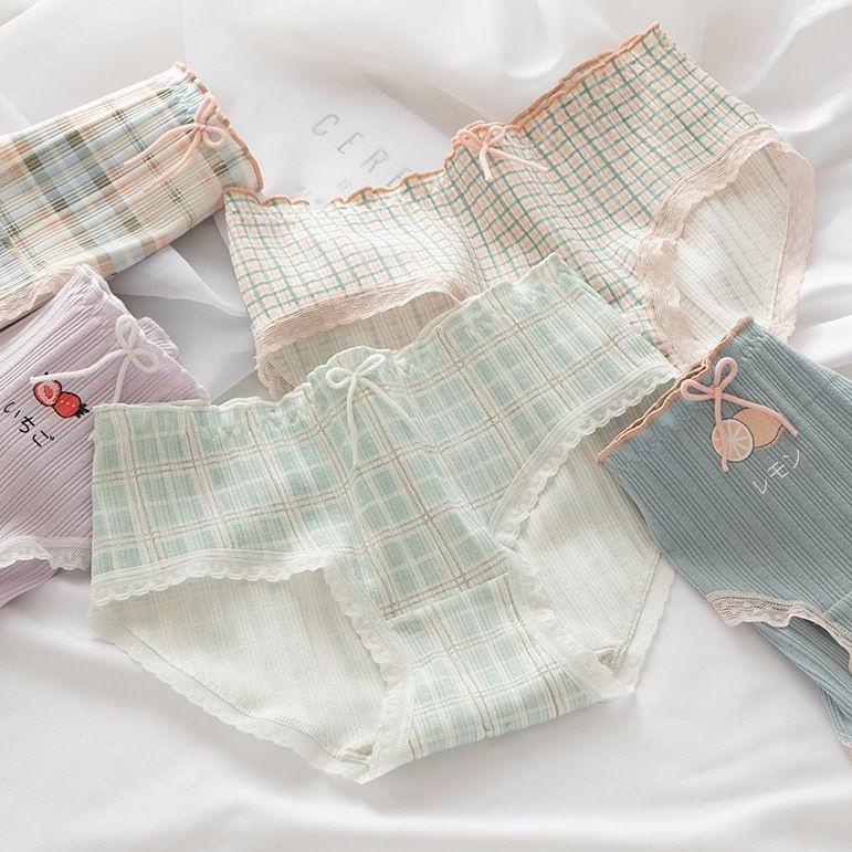 C33G [ LINGERIE MER ] - (C-38) Celana Dalam CD Wanita Korea Motif Lucu Imut Katun Undies Import Read