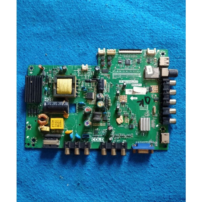 mainboard mesin tv led polytron PLD 28T756