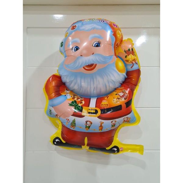 hokkiterus21⭐⭐⭐⭐ BALON FOIL SANTA balon pohon natal santa claus sinterklas merry christmas jumbo B016