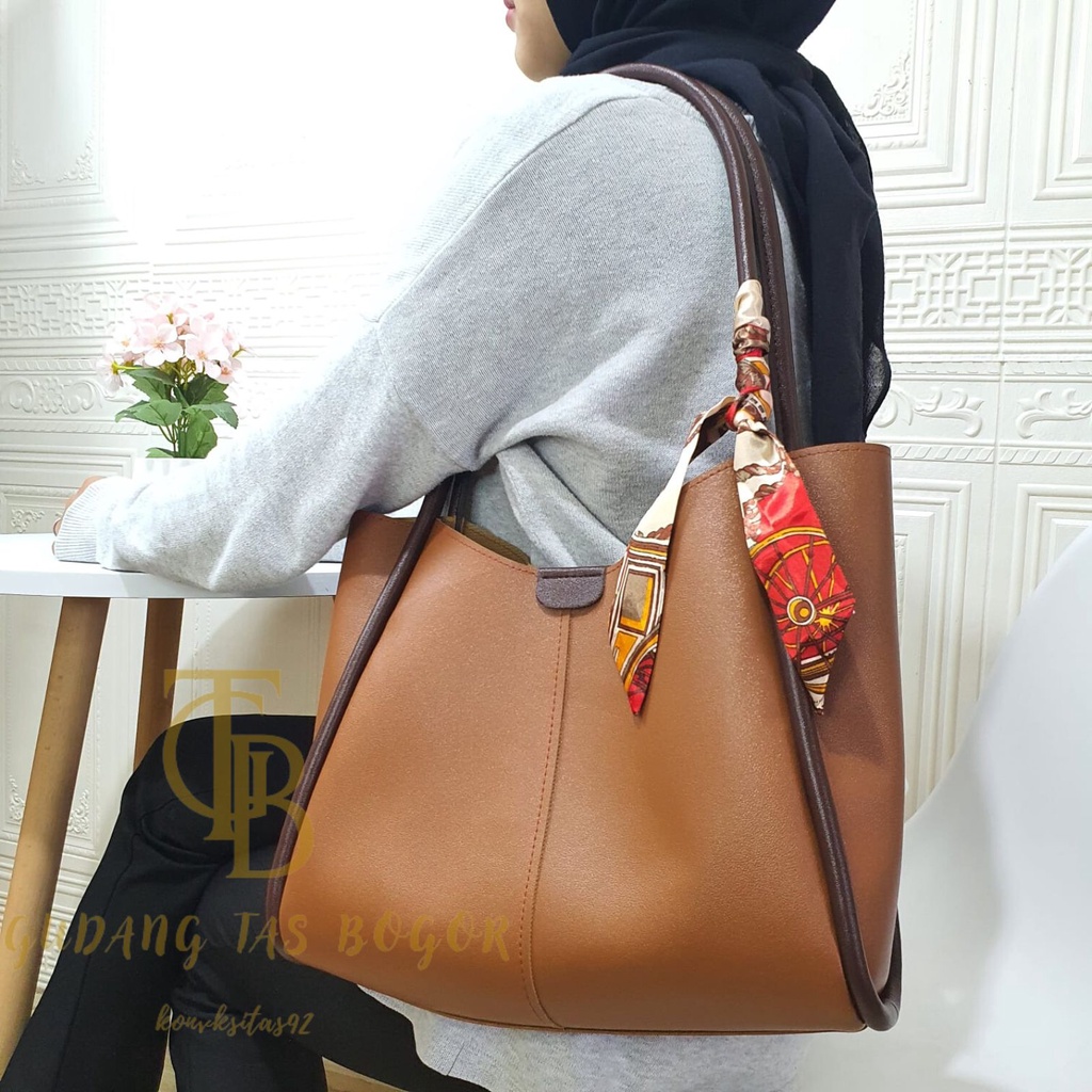 Tas wanita Terbaru | Tote Bag Wanita Terbaru | Tote Bag korea MELDY |  Tas wanita korea | Free Twilly(syal)