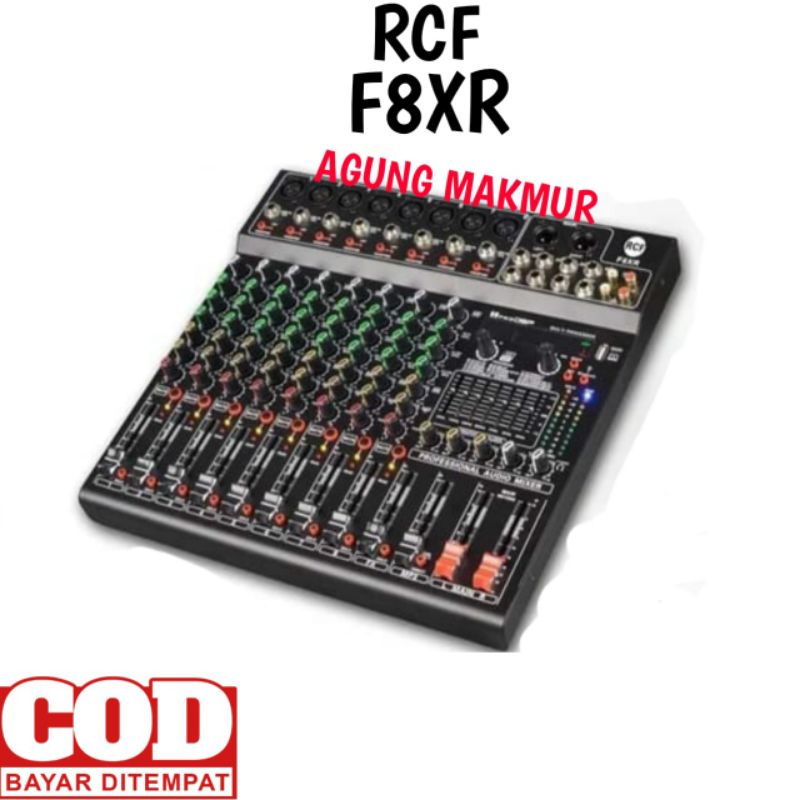 Mixer RCF F8XR 8 CHANNEL - mixer rcf f 8xr