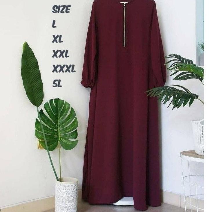 Rekomendasi Raisa Baju Gamis Wanita Polos Jumbo Terbaru 2022 / Gamis Raisa Polos Jumbo / Gamis Polos