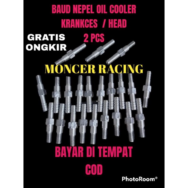 nepel oil cooler crankcase dan head 2 pcs