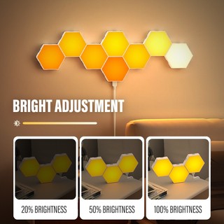 Jual Lampu Dinding Rgb Led Hexagon Honeycomb Wall Lamp Hias DECORE ...