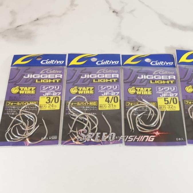 Hook Cultiva Jf27 Jigger Light 30 40 50 60 Jigging Jf27
