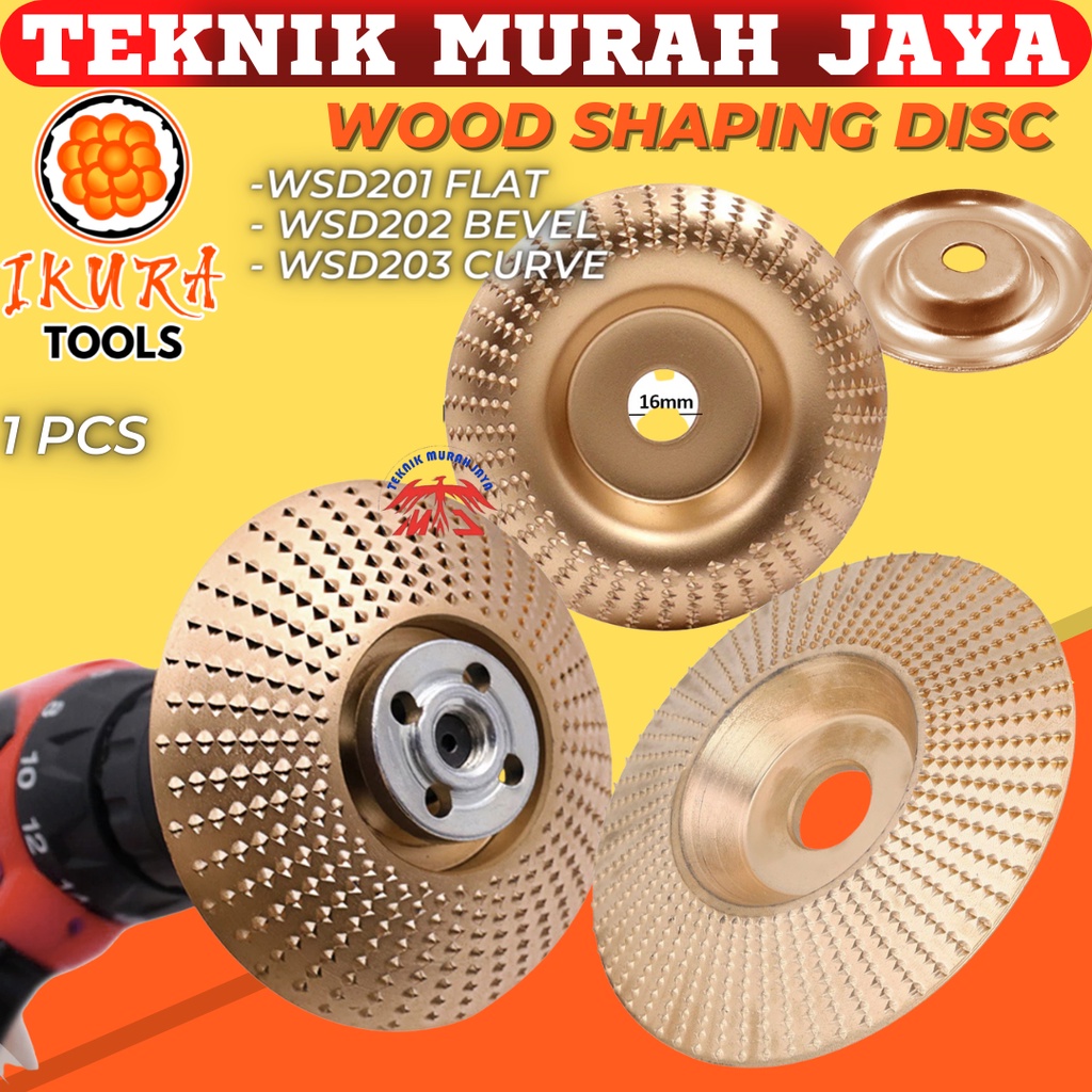 Jual Ikura Wood Shaping Disc Mata Gerinda Parutan Carving Ukir Kayu