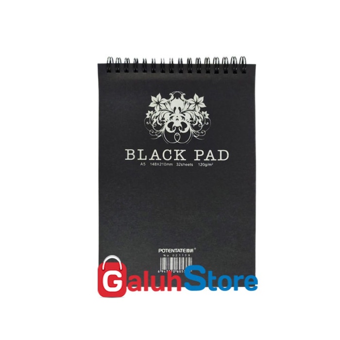 

Produk Unggulan Potentate Black Paper / Sketsa Spiral / Sketchbook A5 Wire Book Sale!!!