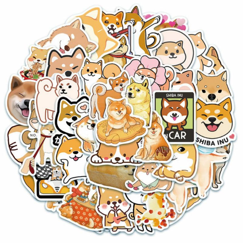 

Stiker Shiba Inu Pack Style 260261- Stiker Aesthetic Keren Imut Laptop, Aksesoris Hp, Anti Air, Motif, Helm, Tumbler, Koper, Kulkas