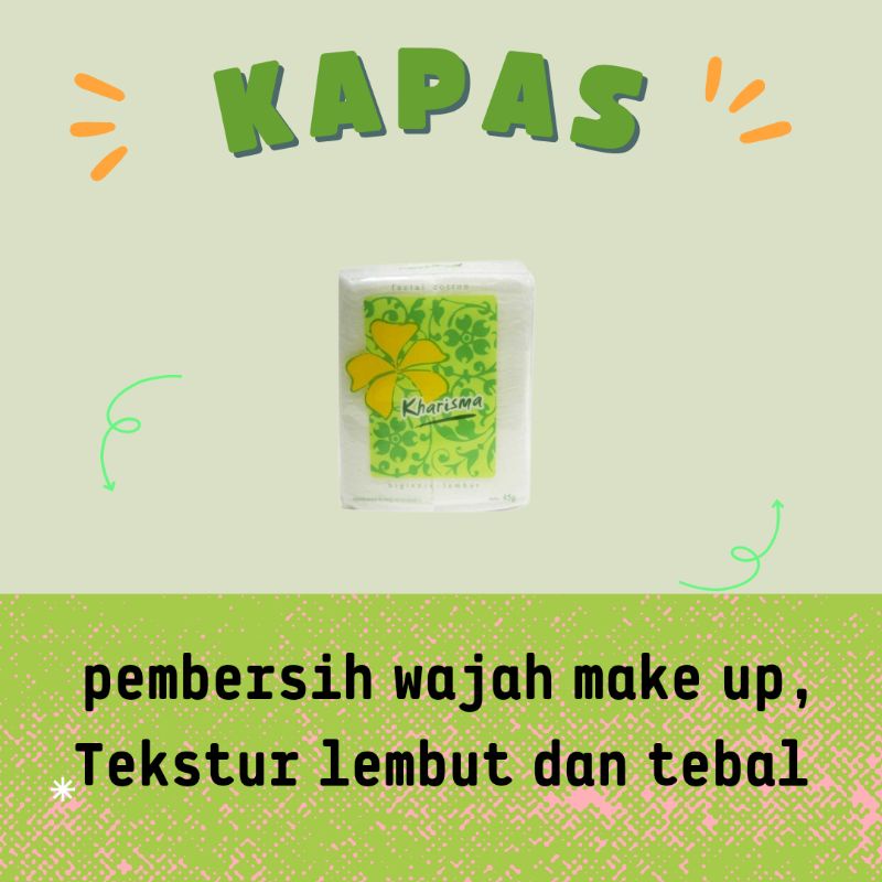 Kapas kecantikan/kapas kharisma