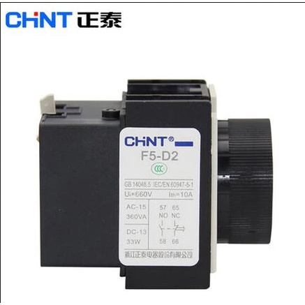 Auxiliary Contact On Delay Timer for Contactor NC1 CHINT F5-T2