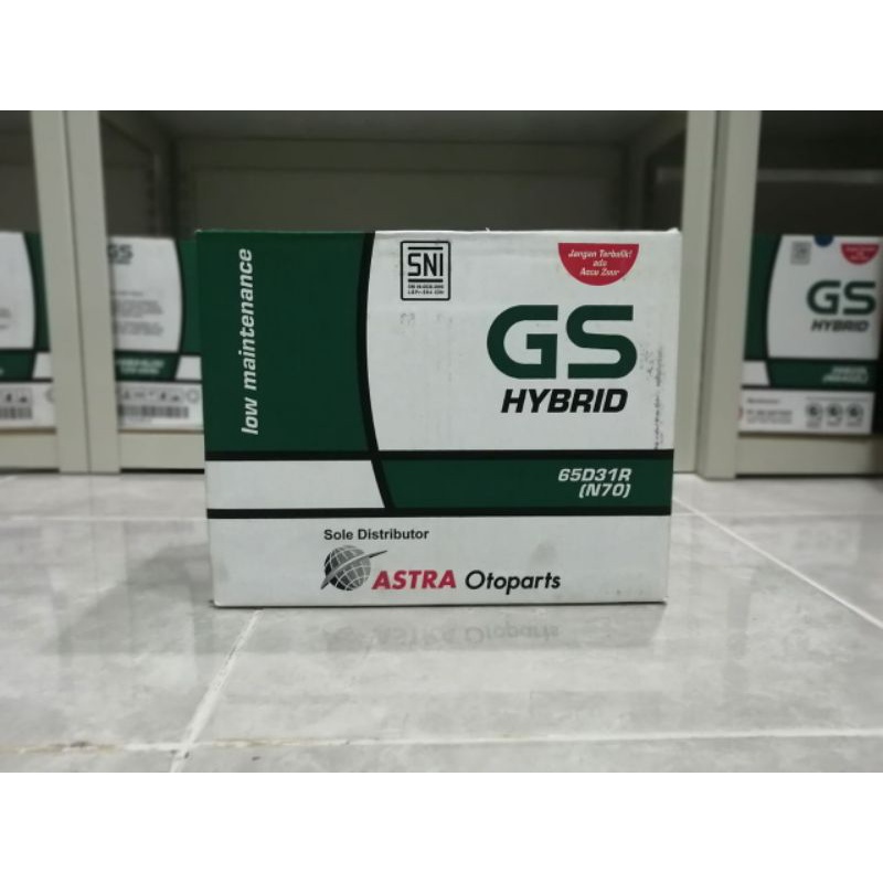 Aki Mobil Mitsubishi L300 Diesel GS ASTRA N70 HYBRID Aki Basah