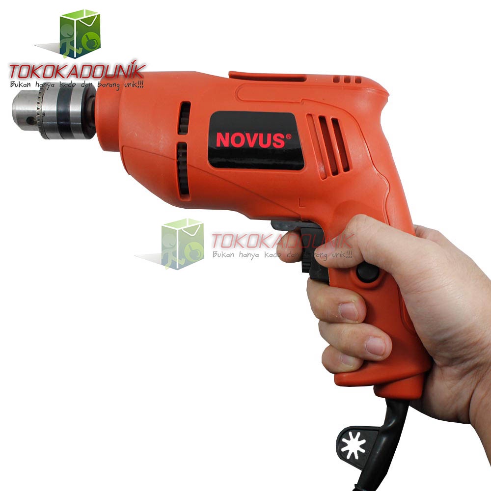 BOR TANGAN MESIN BOR LISTRIK / Impact Drill Listrik Electric drill 10 mm Bolak balik - Bor NOVUS Bet