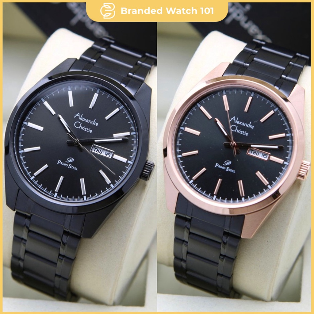 ORIGINAL Jam Tangan Pria Alexandre Christie AC 1025 / AC1025 / 1025 Garansi Resmi 1 Tahun, Stainless