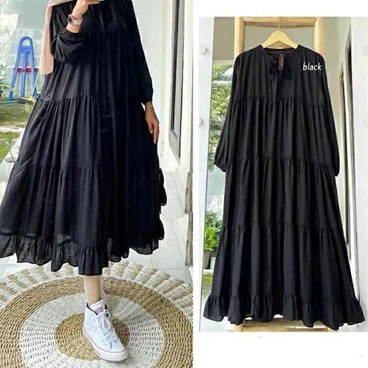 SAFINA MIDI DRESS RAYON PREMIUM / SOJIN MIDI DRESS RAYON "SDR.18Oc22ᴰ"