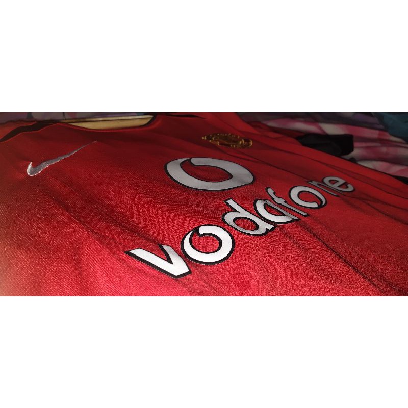 Retro manchester united home AAA sponsor timbul bukan poly BNWT