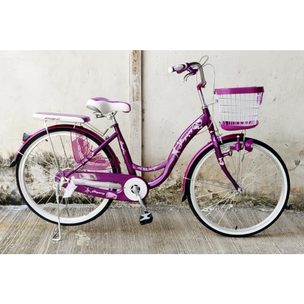 Bazar Sepeda - SEPEDA CEWEK REMAJA DEWASA 24 INCH JIE YANG OK 2405
