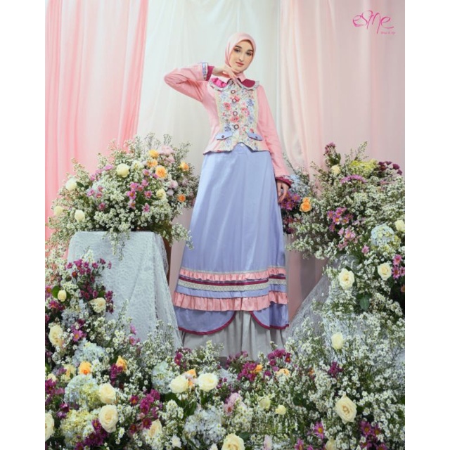 (COD) New Gamis Esme Roze Glam E-100904