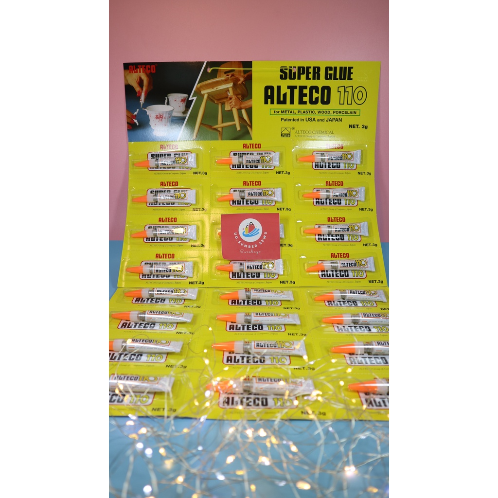 

Lem Super Glue ALTECO 110 3g ASLI ORIGINAL