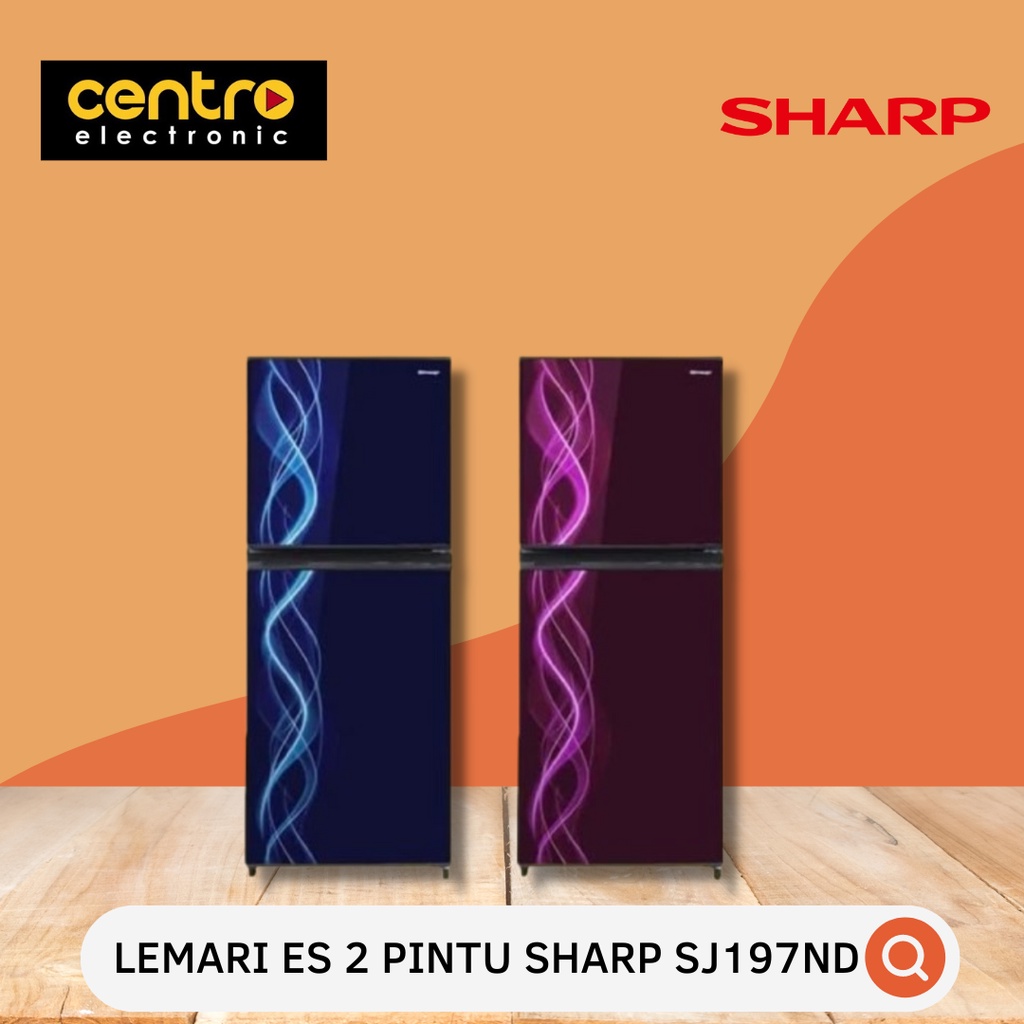 SHARP LEMARI ES 2 PINTU SJ197ND / SJ 197 ND