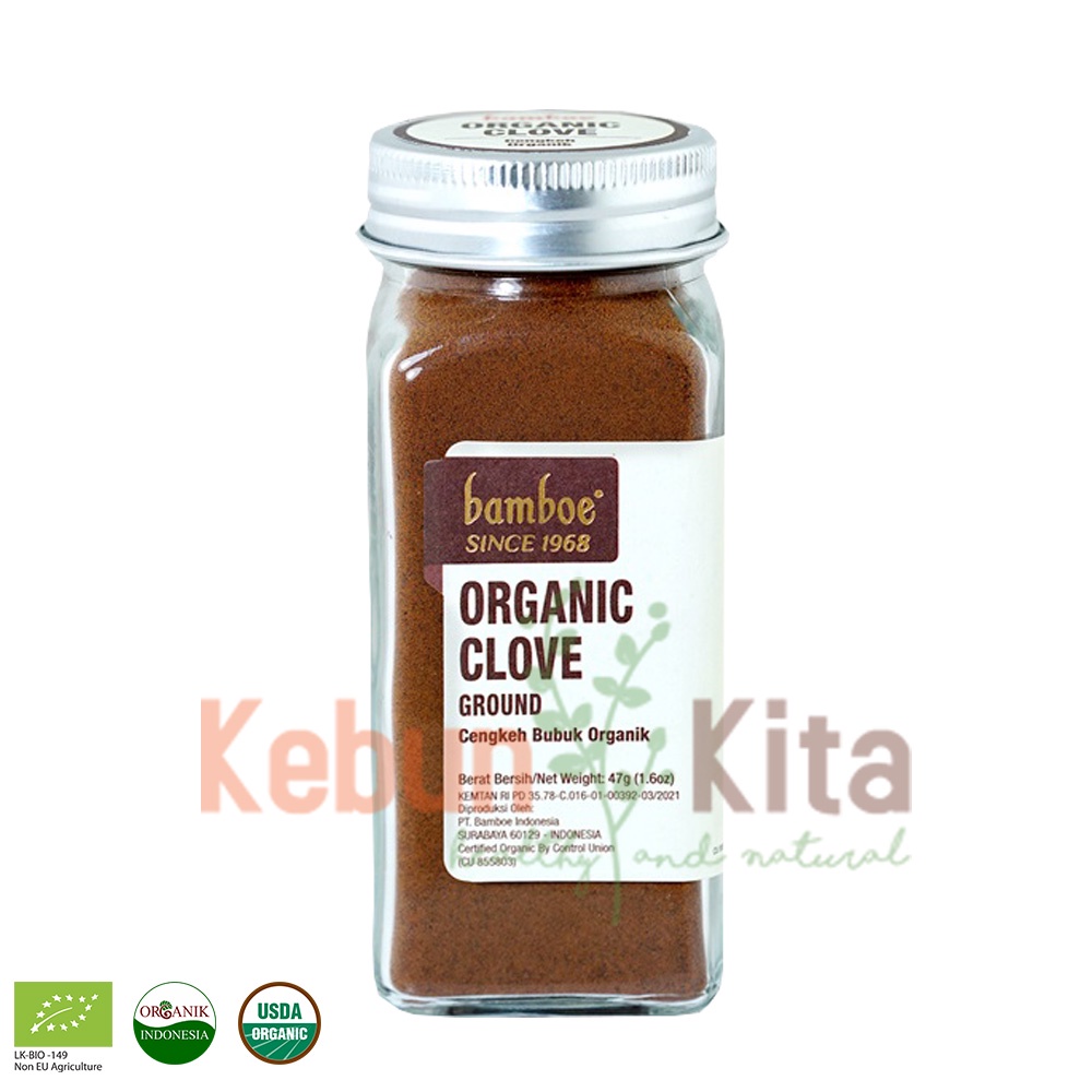

Bamboe Organic Ground Clove 47 gr (Cengkeh Bubuk Organik)