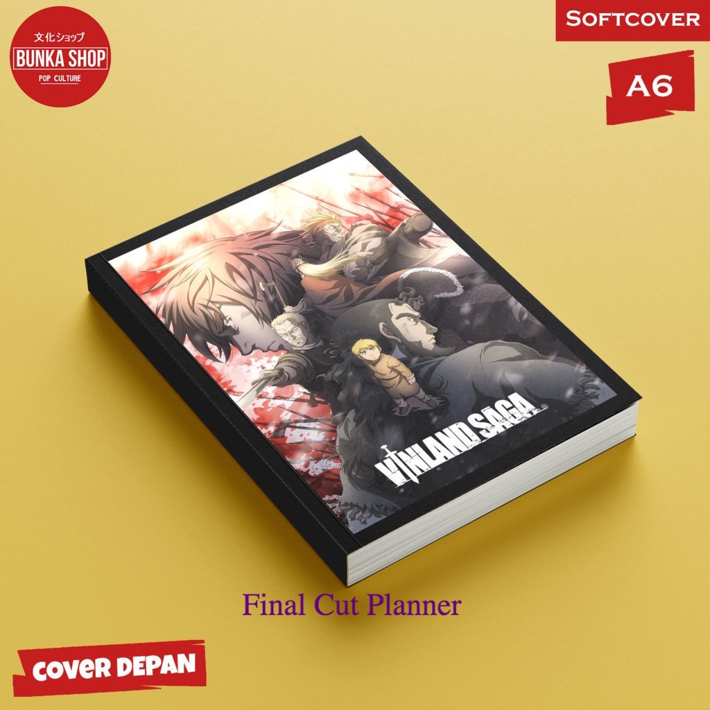 

Pocket Note Anime Vinland Saga 2 Softcover A6 Buku Tulis Catatan Notes Agenda Planner Jurnal .
