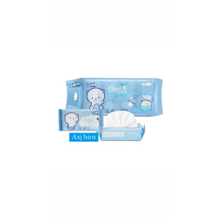 Tisu Basah Mini Karakter 4 Pack Tisu Basah Travel Non Alkohol Tisu Basah Mini Isi 8 Sheets Tisu