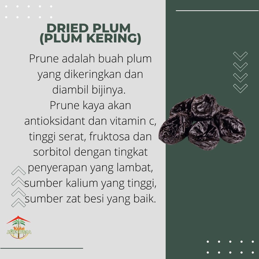 Dried Plum atau Plum Kering  100 gram