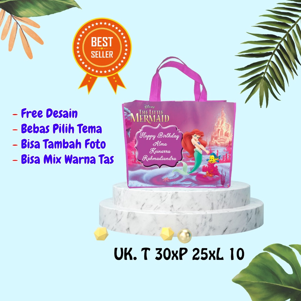 TAS SOUVENIR ULTAH ANAK MURAH LUCU UNIK / TAS JINJING UNIK CUSTOM