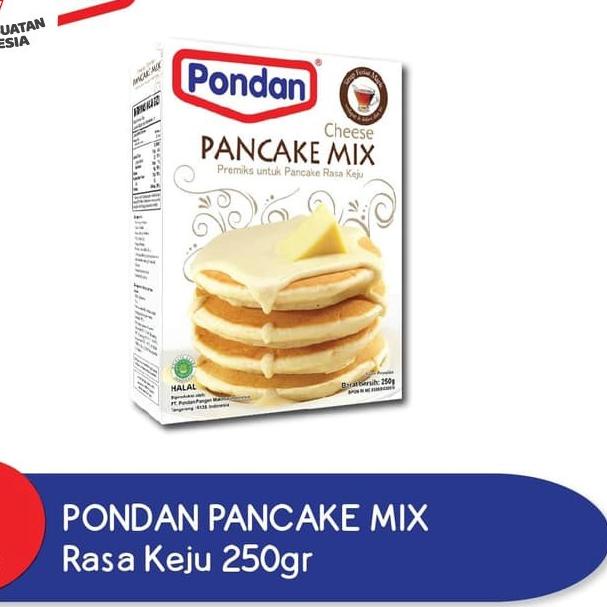 

Quality Control✅PONDAN PANCAKE MIX KEJU PONDAN CHEESE PANCAKE PREMIKS BOX 250GR|SQ4