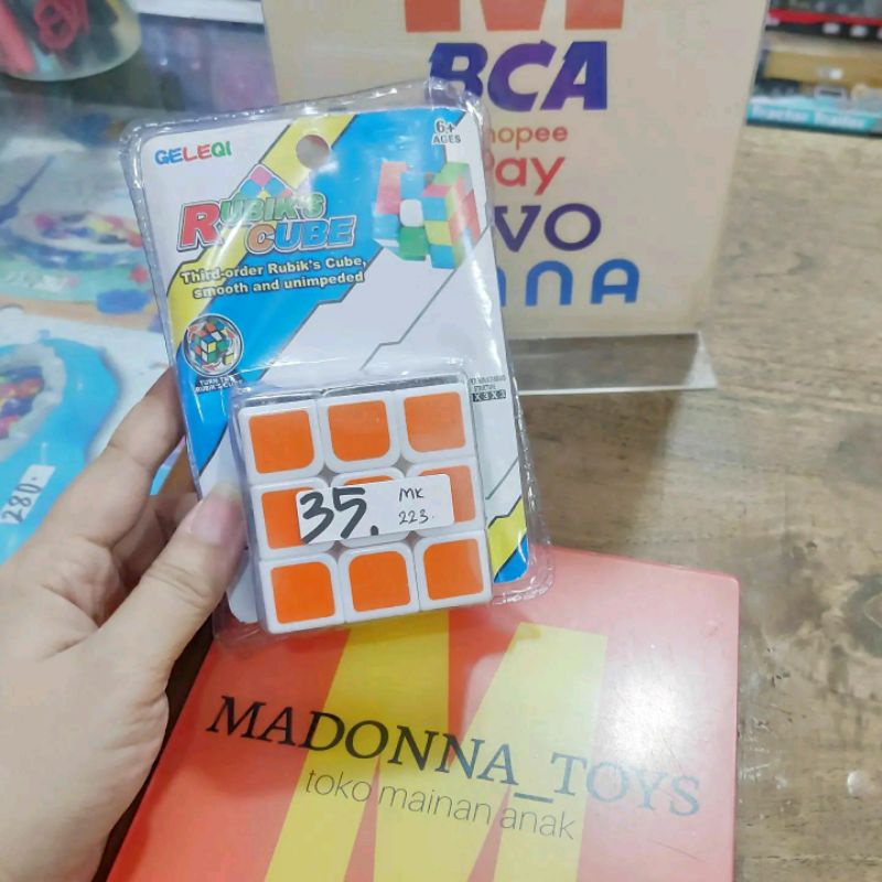 MAINAN RUBIK 3X3, RUBIK 2X2, RUBIK MIRROR, RUBIK 1 WARNA