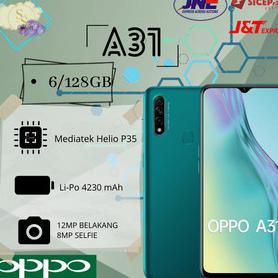 [ Hp Bekas / Second ] Oppo A31 6/128Gb Fullset Termurah Garansi 1 Tahun - Handphone Bekas / Second