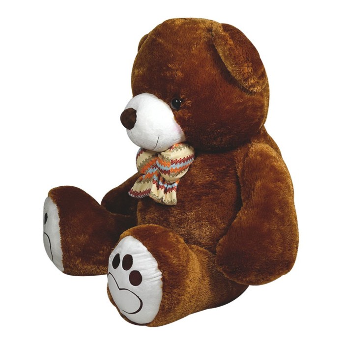 Boneka Beruang Jumbo 1 Meter Cokelat Bear Ivonne Brown SNI Istana Boneka