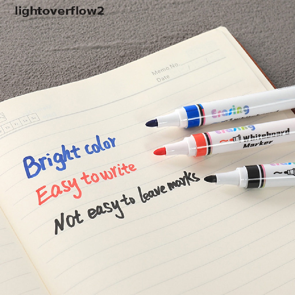 (lightoverflow2) Spidol Whiteboard Bisa Dihapus Untuk Kantor / Sekolah