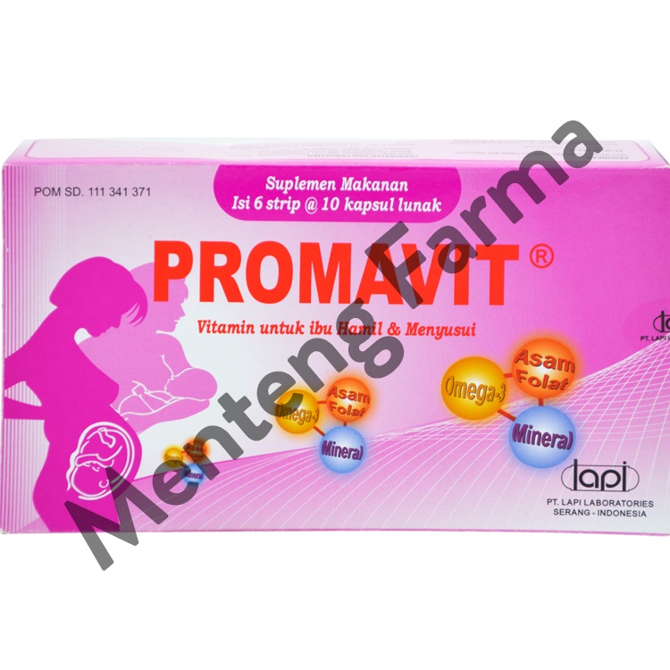 Promavit 10 Kapsul - Vitamin Lengkap Ibu Hamil &amp; Menyusui