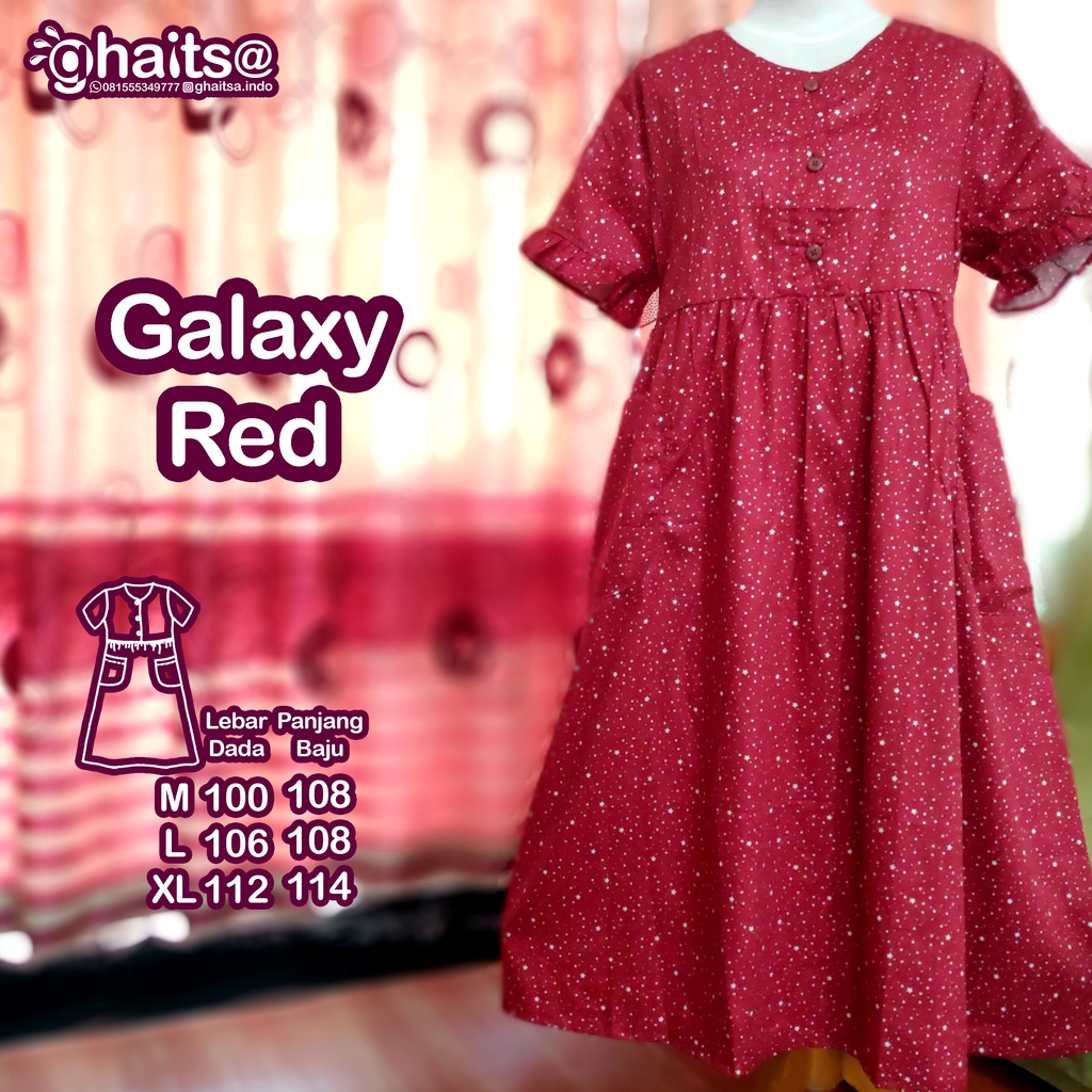 Ghaitsa Homedress Daster Baju Tidur Bumil Busui Katun Jepang Tokai mirip Ditsy