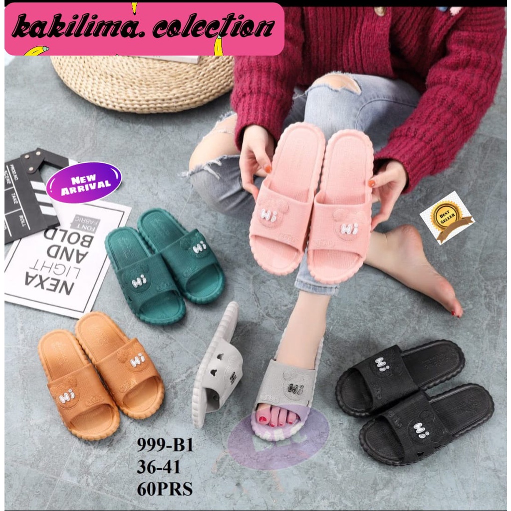 Balance 999-B1/sandal santai wanita sandal karet perempuan sandal rumah terbaru ori produk impor