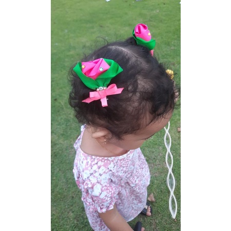 Jepit rambut anak/jepit rambut bayi/hairclip/jepit rambut mawar